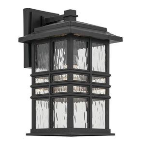 Kichler - 49830BKT - One Light Outdoor Wall Mount - Beacon Square - Textured Black