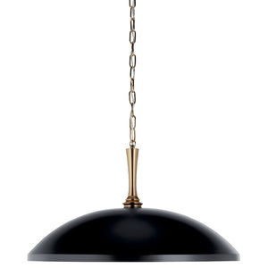 Kichler - 52637BK - One Light Pendant - Delarosa - Black