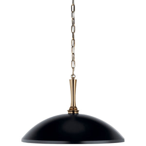 Kichler - 52638BK - One Light Pendant - Delarosa - Black