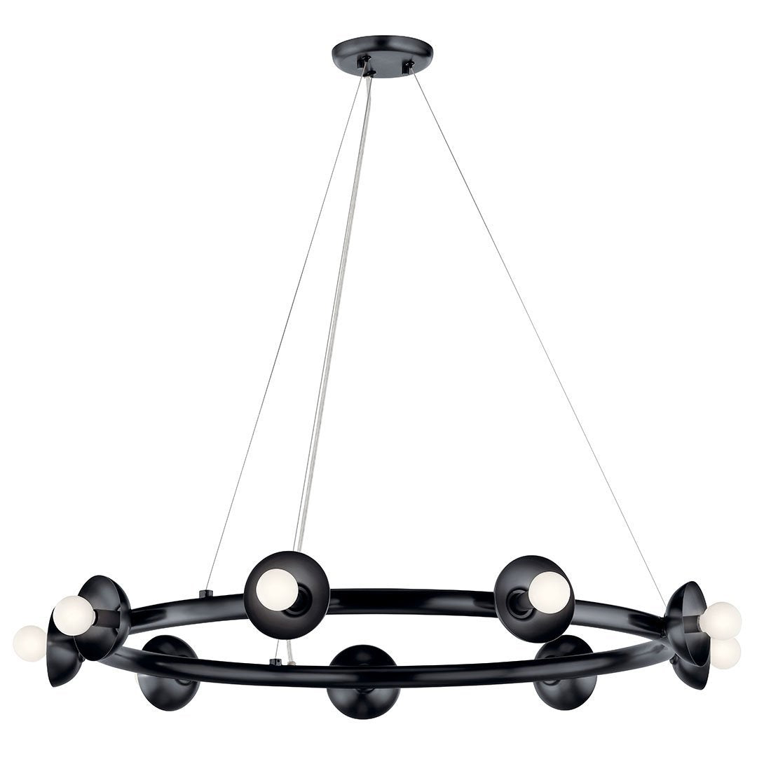 Kichler - 52642BK - Nine Light Chandelier - Palta - Black