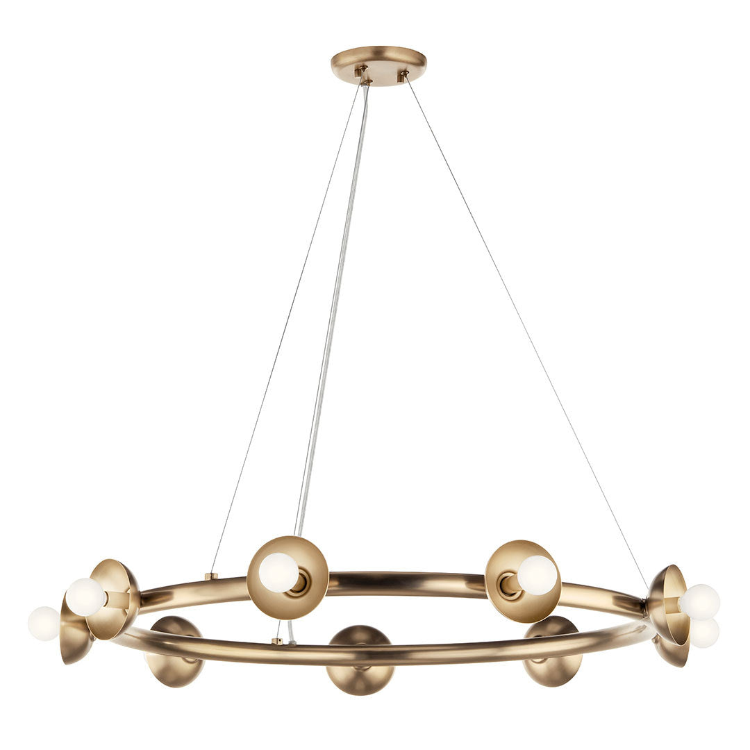 Kichler - 52642CPZ - Nine Light Chandelier - Palta - Champagne Bronze