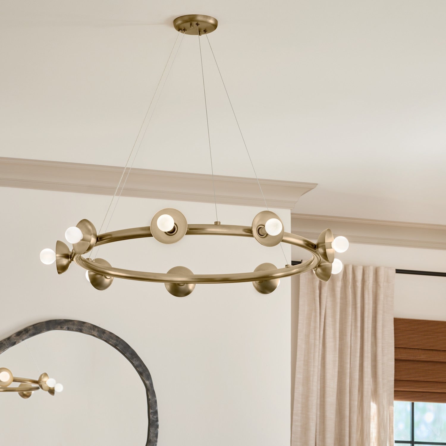 Kichler - 52642CPZ - Nine Light Chandelier - Palta - Champagne Bronze