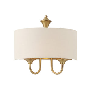 Maxim - 10012OMNAB - One Light Wall Sconce - Bongo - Natural Aged Brass