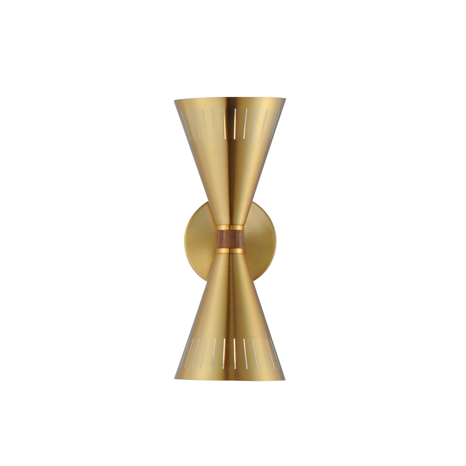 Maxim - 11432NAB - Two Light Wall Sconce - Helsinki - Natural Aged Brass