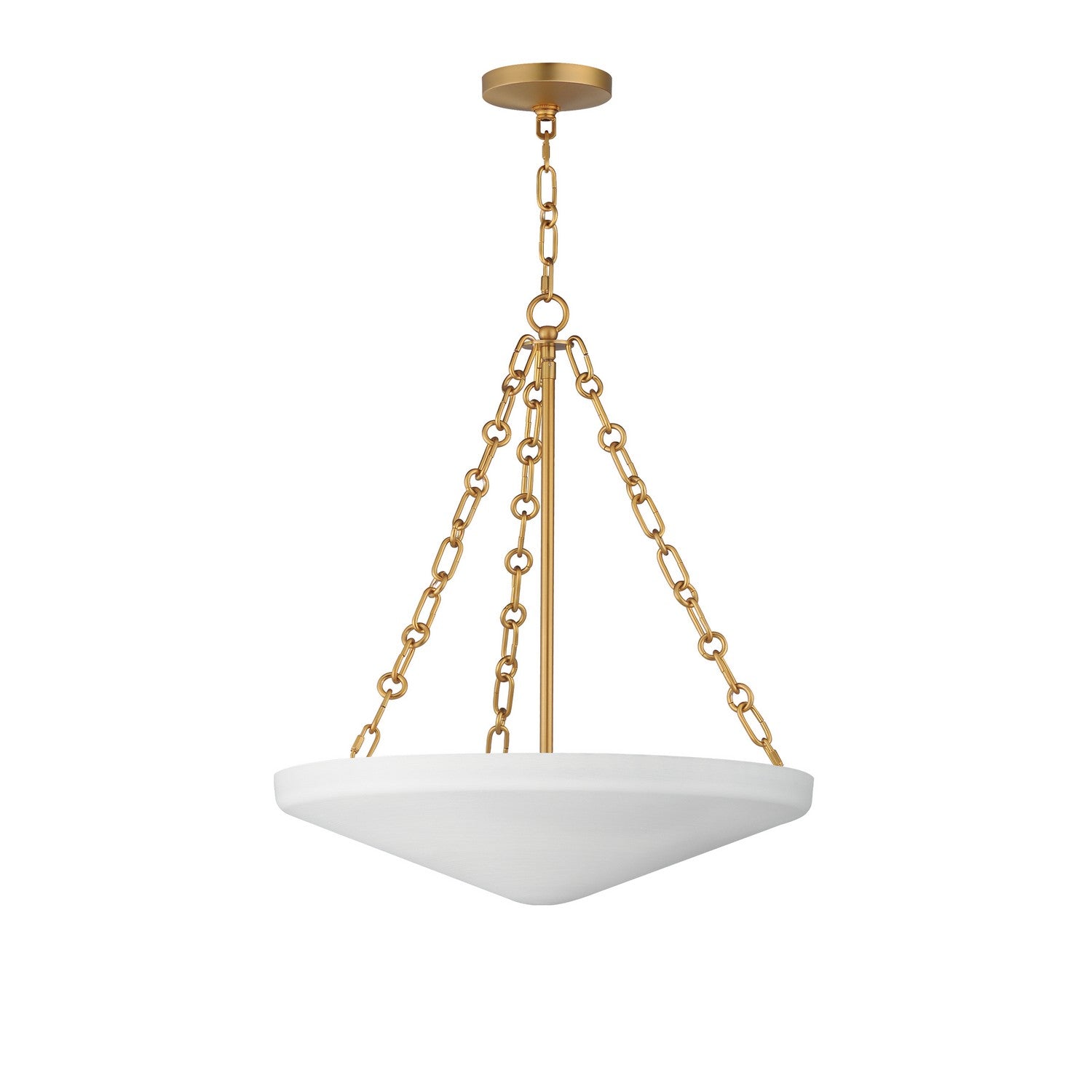 Maxim - 22454WTNAB - Four Light Pendant - Artemis - Natural Aged Brass