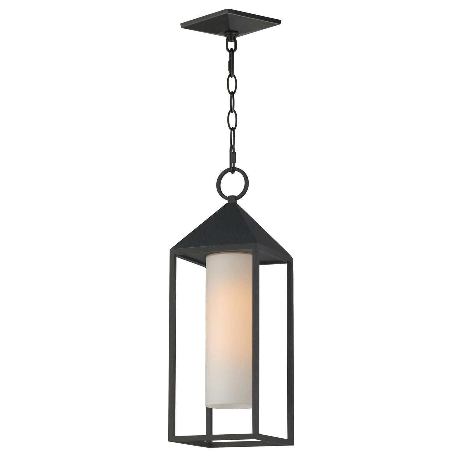 Maxim - 30079SWBK - One Light Outdoor Pendant - Aldous - Black