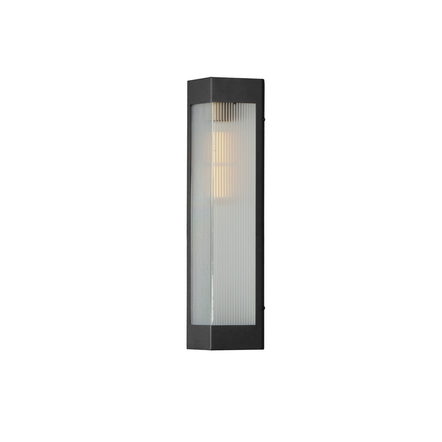 Maxim - 30762CRBKAB - Two Light Outdoor Wall Sconce - Triform - Black / Antique Brass