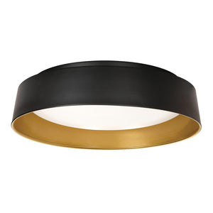 AFX Lighting - DUNF20LAJUDBKGD - LED Flush Mount - Duncan - Black and Gold