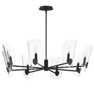 Maxim - 32358CLBK - Eight Light Chandelier - Armory - Black