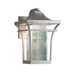 Justice Designs - FSN-7521W-RAIN-NCKL-LED1-700 - LED Outdoor Wall Sconce - Fusion - Brushed Nickel