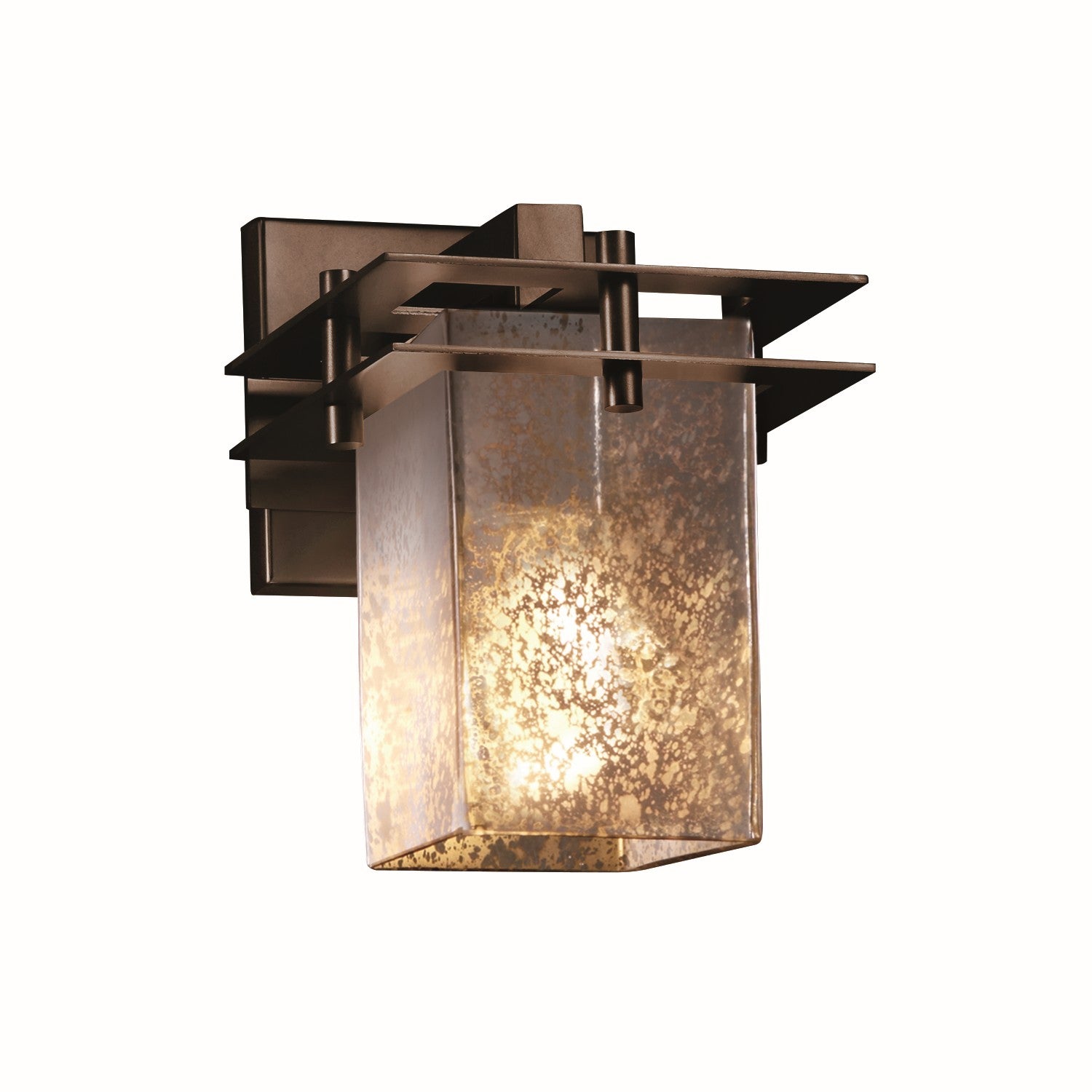 Justice Designs - FSN-8171-15-MROR-DBRZ - Wall Sconce - Fusion - Dark Bronze