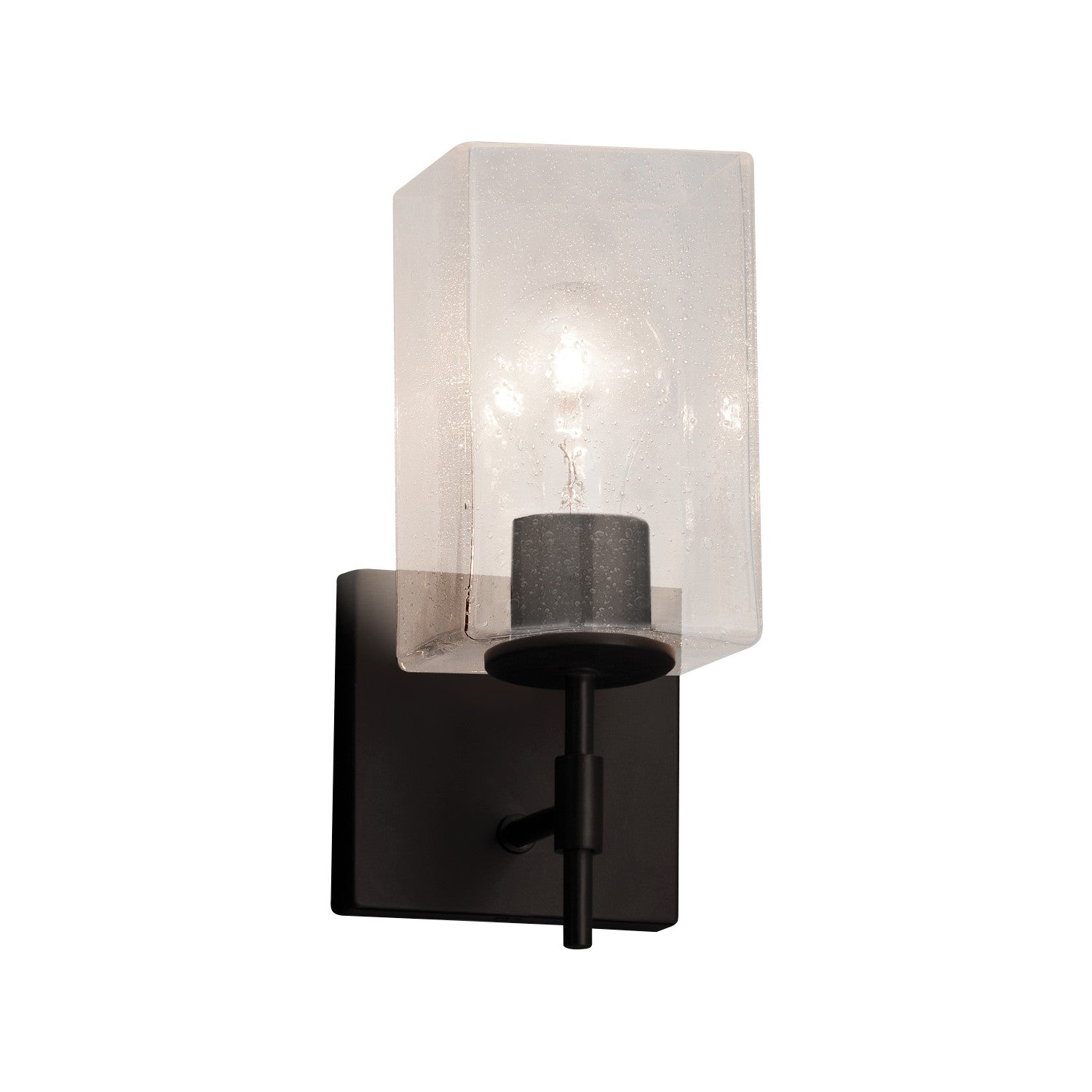 Justice Designs - FSN-8411-10-SEED-MBLK-LED1-700 - LED Wall Sconce - Fusion - Matte Black