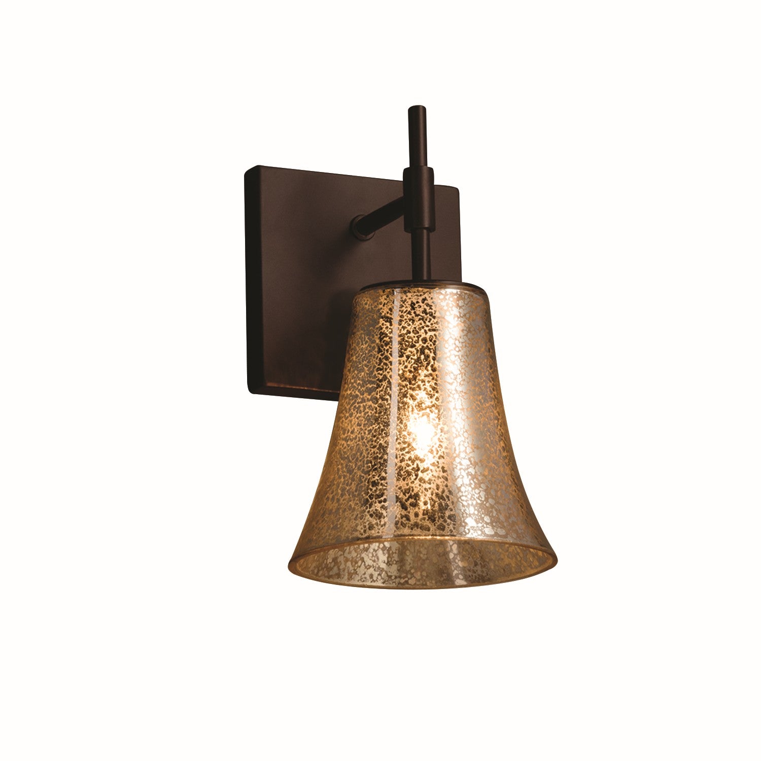 Justice Designs - FSN-8411-20-MROR-DBRZ - One Light Wall Sconce - Fusion - Dark Bronze