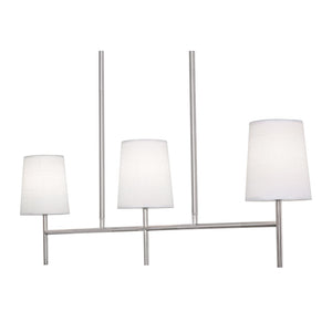 AFX Lighting - ROSP3605CBSN - Three Light Linear Pendant - Rose - Satin Nickel