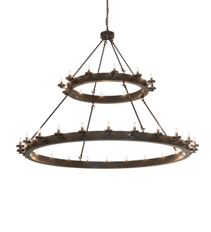 Meyda Tiffany - 259209 - 36 Light Chandelier - Loxley - Timeless Bronze Vein