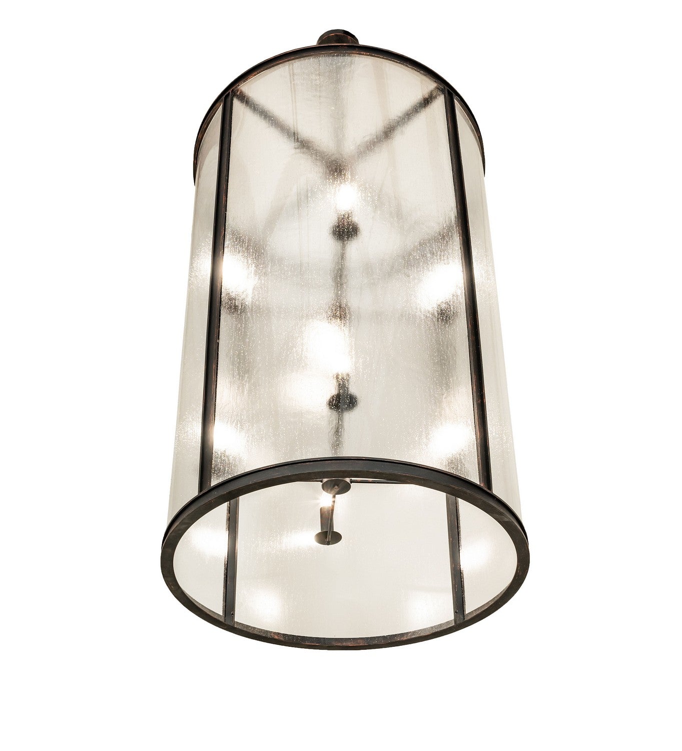 Meyda Tiffany - 259210 - Eight Light Pendant - Cilindro - Flemish Bronze