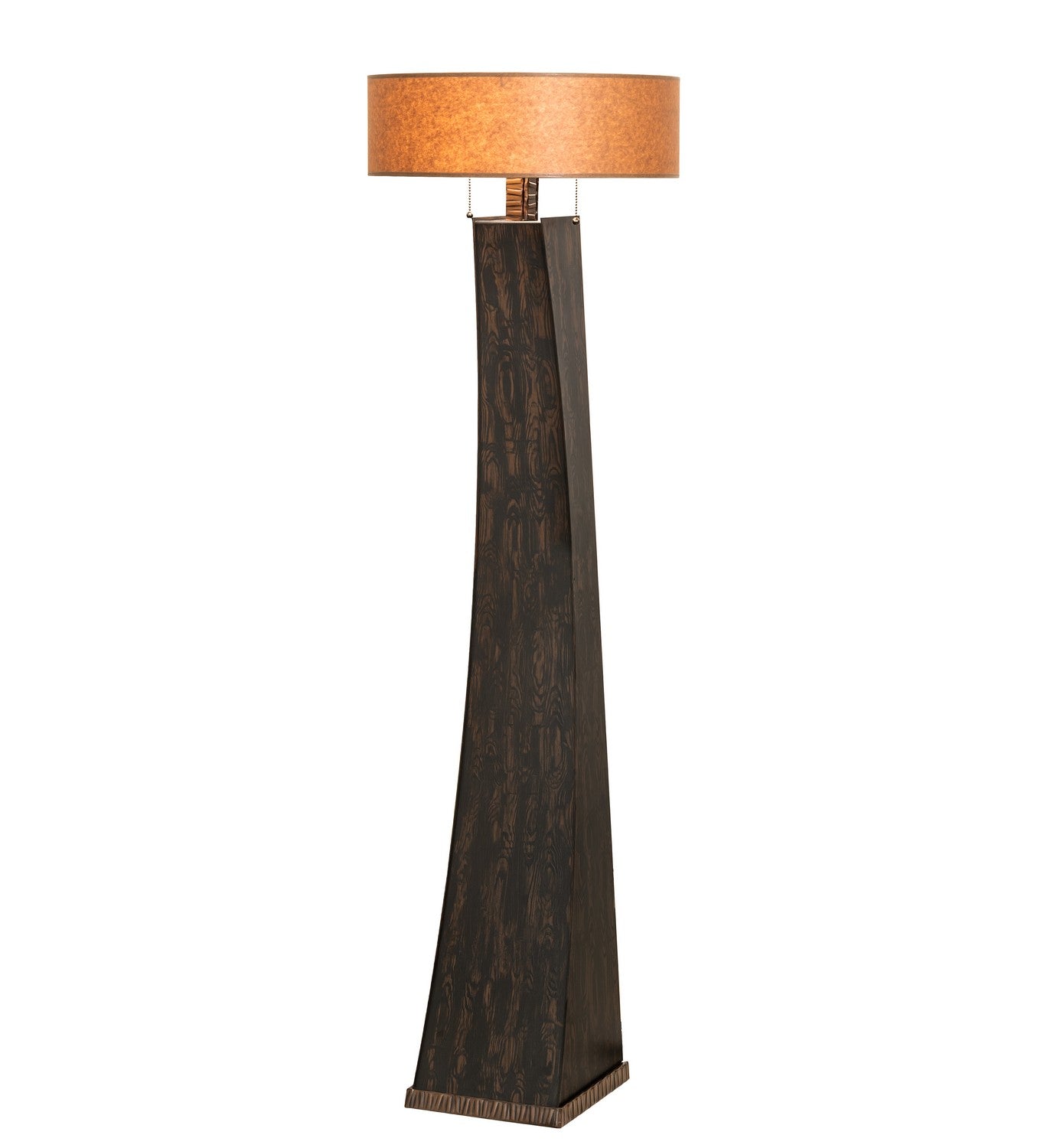 Meyda Tiffany - 268266 - Two Light Floor Lamp - Sophia - Hazelnut Acacia