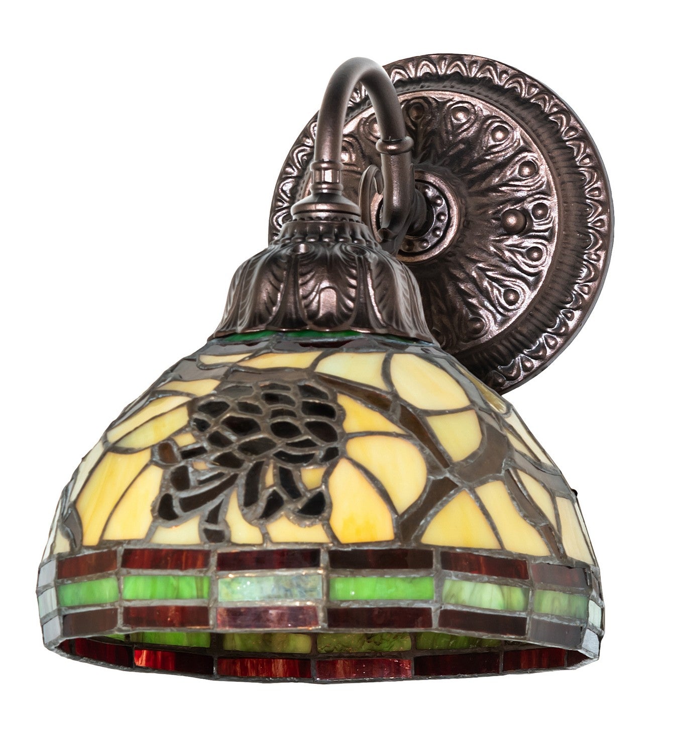 Meyda Tiffany - 270863 - One Light Wall Sconce - Pinecone - Custom