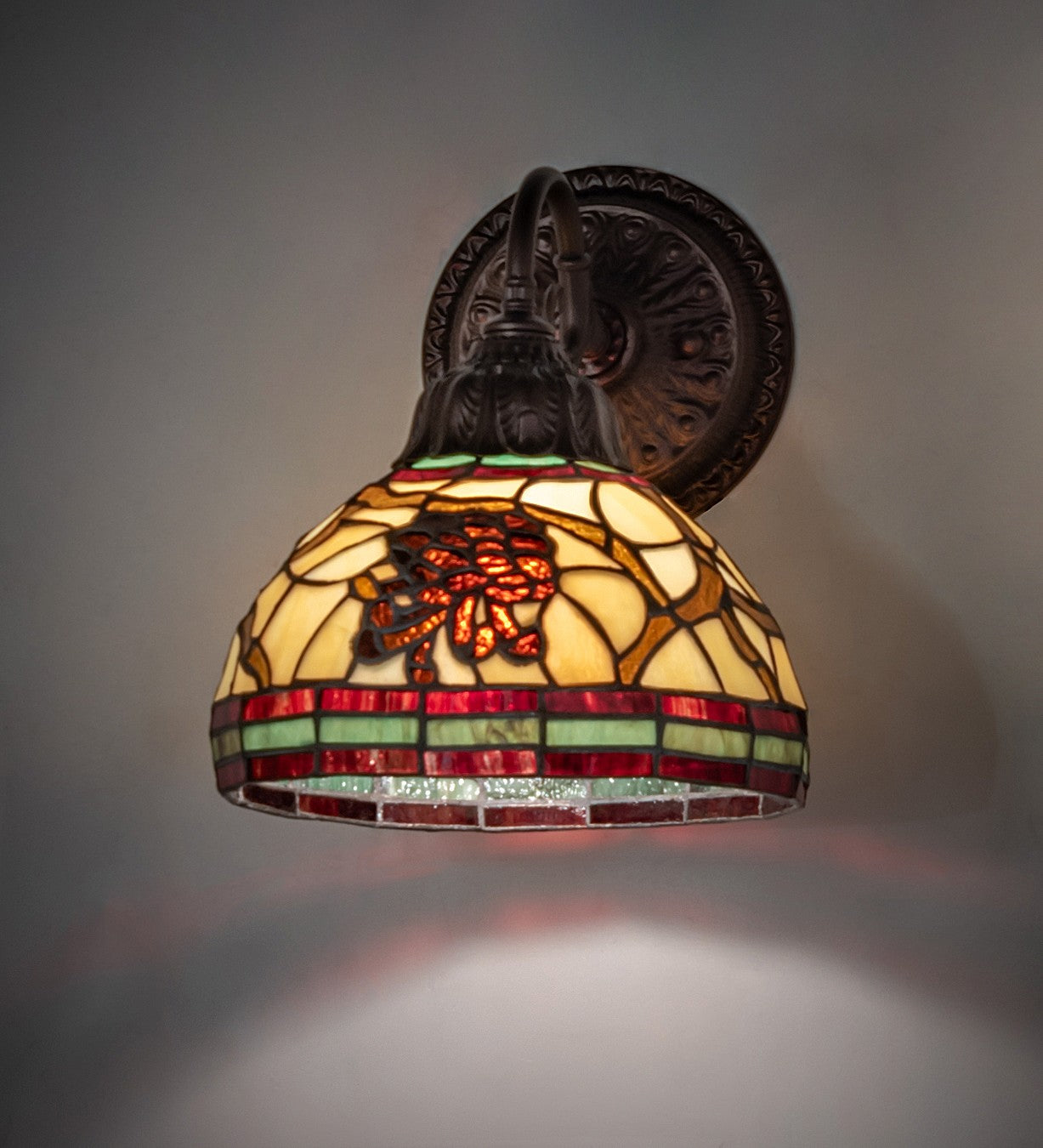 Meyda Tiffany - 270863 - One Light Wall Sconce - Pinecone - Custom