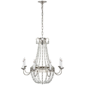 Visual Comfort Signature - CHC 1426PN-SG - Eight Light Chandelier - Paris Flea Market - Polished Nickel