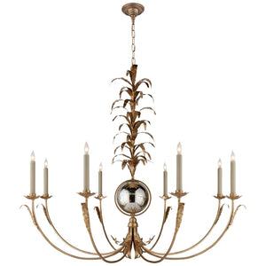 Visual Comfort Signature - CHC 1474GI - Eight Light Chandelier - gramercy - Gilded Iron