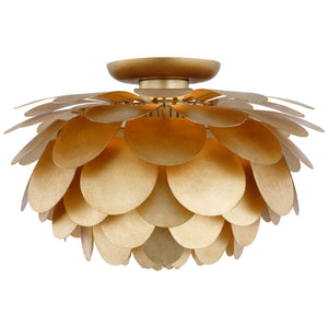 Visual Comfort Signature - CHC 4163G - LED Flush Mount - Cynara - Gild