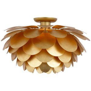 Visual Comfort Signature - CHC 4164G - LED Flush Mount - Cynara - Gild