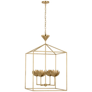 Visual Comfort Signature - JN 5303AB - LED Lantern - Alberto - Antique-Burnished Brass