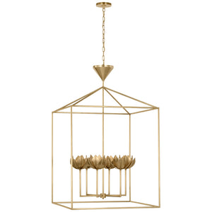 Visual Comfort Signature - JN 5304AB - LED Lantern - Alberto - Antique-Burnished Brass