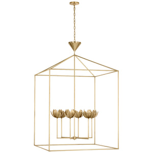 Visual Comfort Signature - JN 5305AB - LED Lantern - Alberto - Antique-Burnished Brass