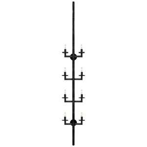 Visual Comfort Signature - KW 2204BZ - Eight Light Wall Sconce - Liaison - Bronze