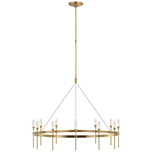 Visual Comfort Signature - PB 5031NB-CG - LED Chandelier - Overture - Natural Brass