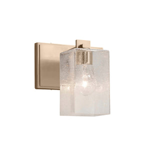 Justice Designs - FSN-8441-15-SEED-BRSS - One Light Wall Sconce - Fusion - Brushed Brass