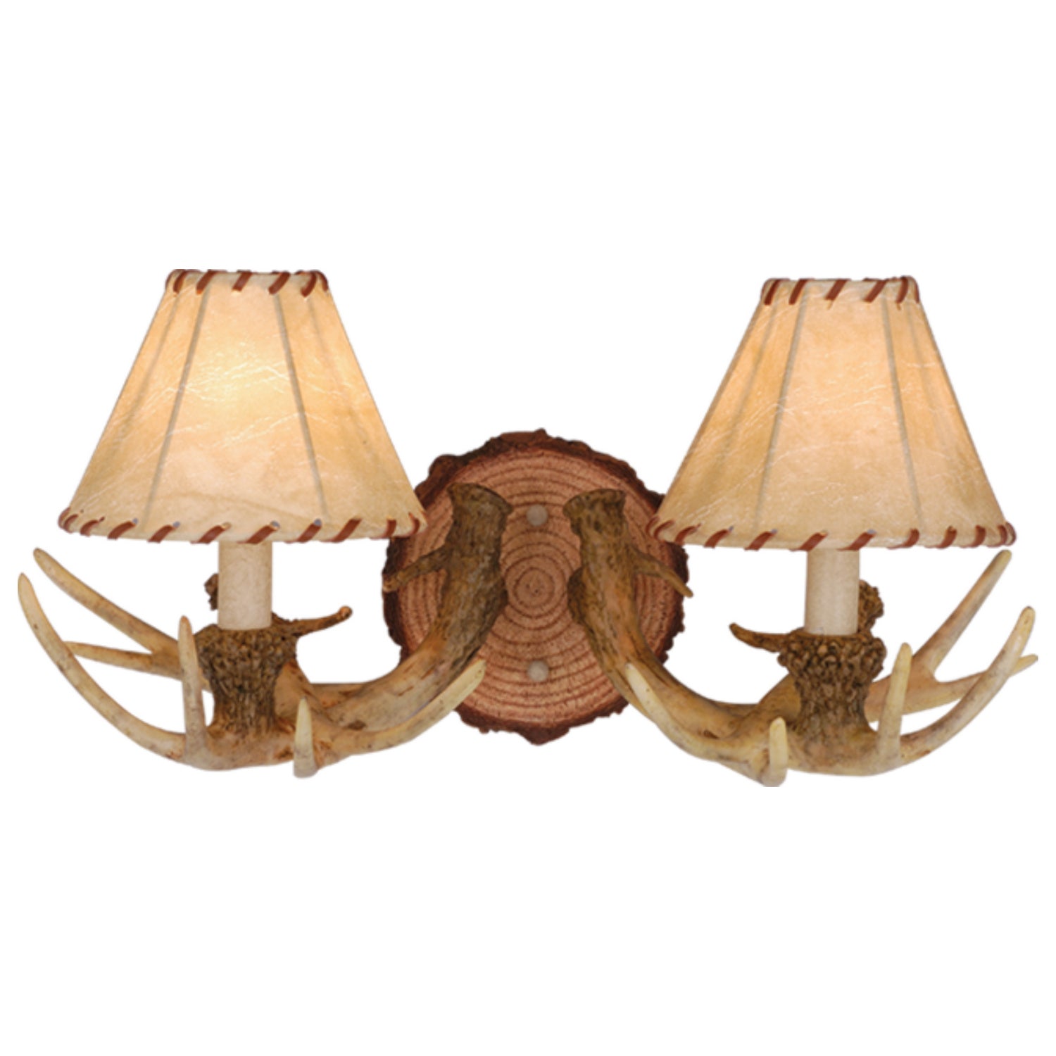 Vaxcel - WL33042NS - Two Light Wall Sconce - Lodge - Noachian Stone