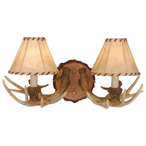 Vaxcel - WL33042NS - Two Light Wall Sconce - Lodge - Noachian Stone