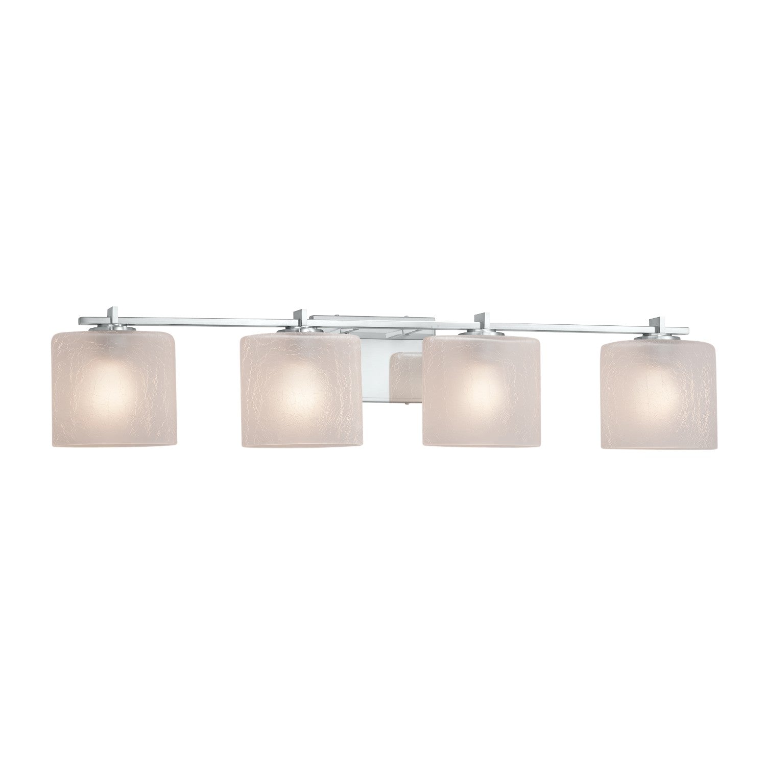 Justice Designs - FSN-8444-30-FRCR-CROM - Four Light Bath Bar - Fusion - Polished Chrome