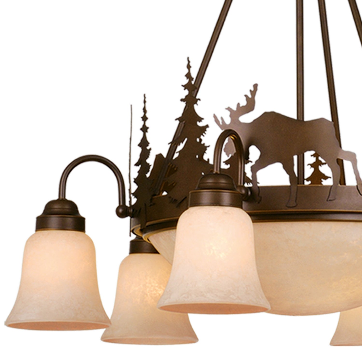 Vaxcel - CH55606BBZ - Nine Light Chandelier - Yellowstone - Burnished Bronze