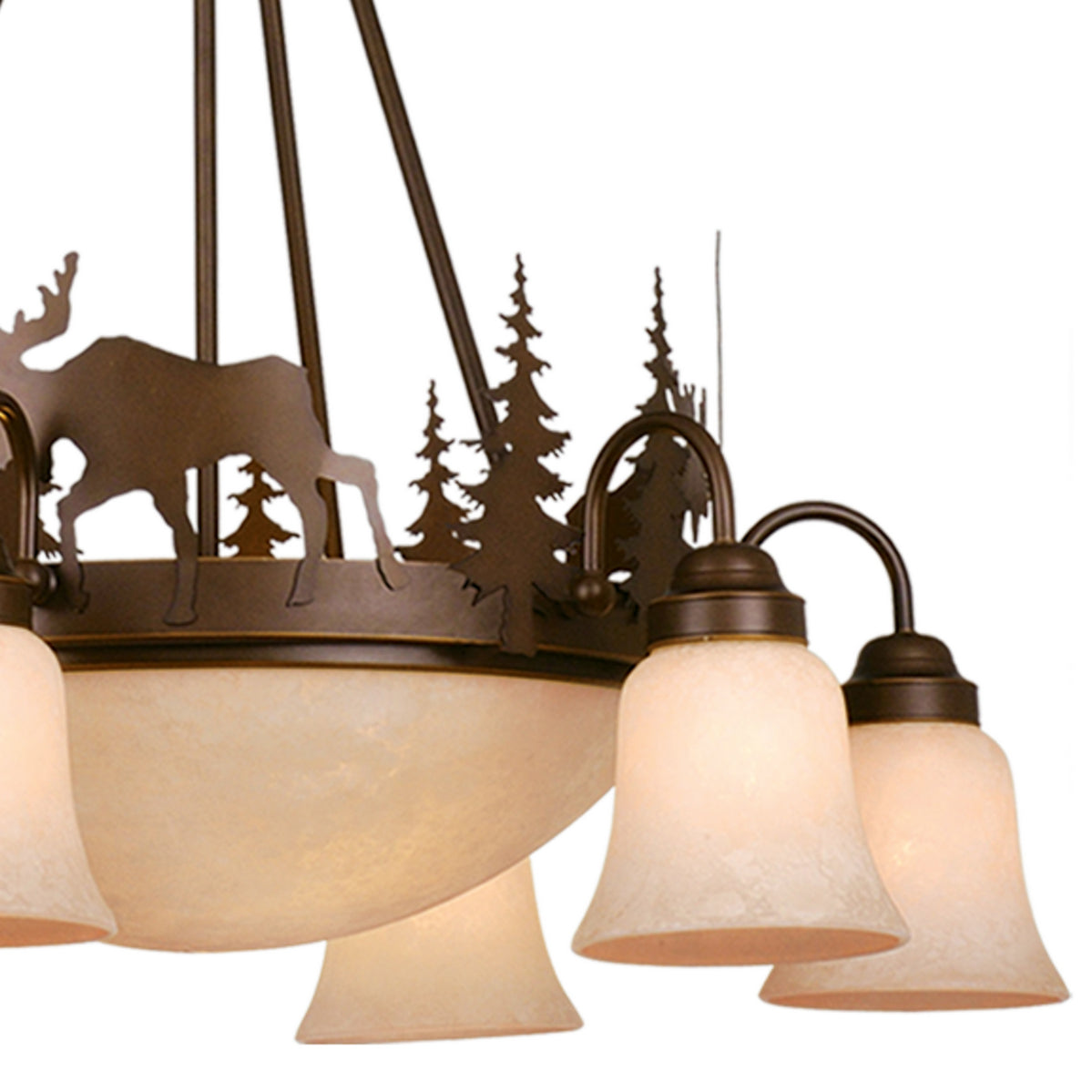 Vaxcel - CH55606BBZ - Nine Light Chandelier - Yellowstone - Burnished Bronze