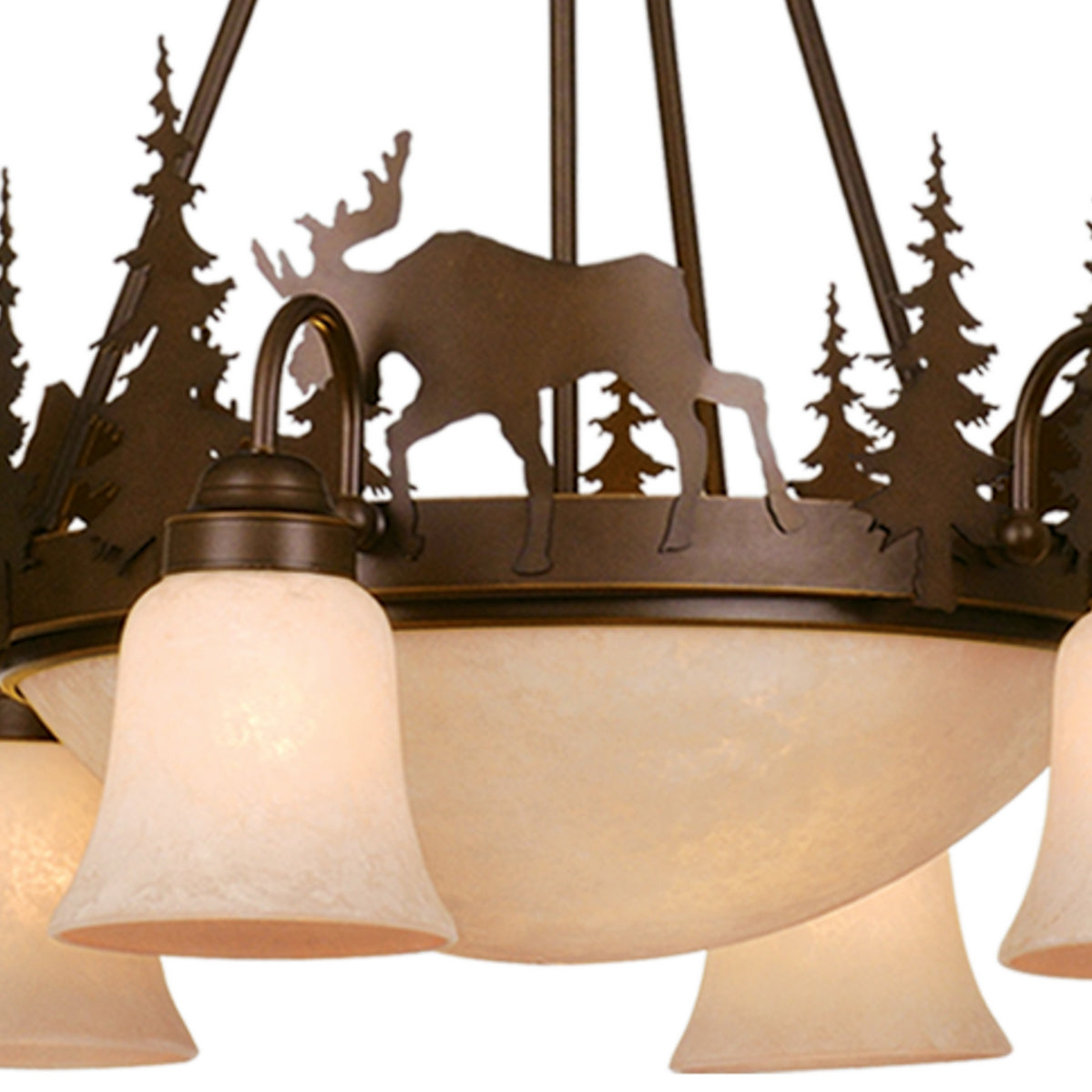 Vaxcel - CH55606BBZ - Nine Light Chandelier - Yellowstone - Burnished Bronze