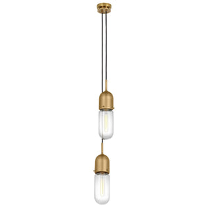 Visual Comfort Signature - TOB 5646HAB-CG-2 - LED Pendant - Junio - Hand-Rubbed Antique Brass