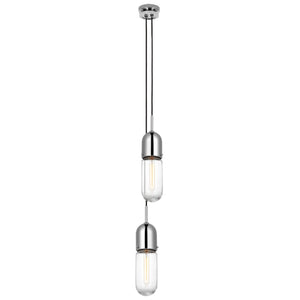 Visual Comfort Signature - TOB 5646PN-CG-2 - LED Pendant - Junio - Polished Nickel