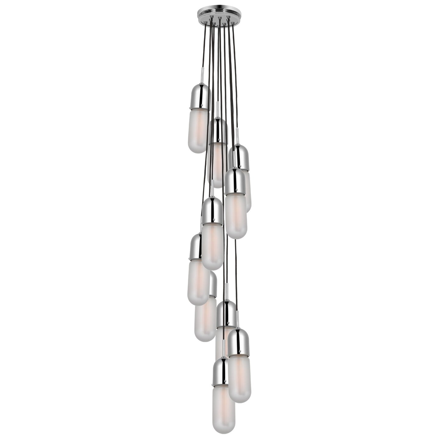 Visual Comfort Signature - TOB 5646PN-FG-10 - LED Pendant - Junio - Polished Nickel