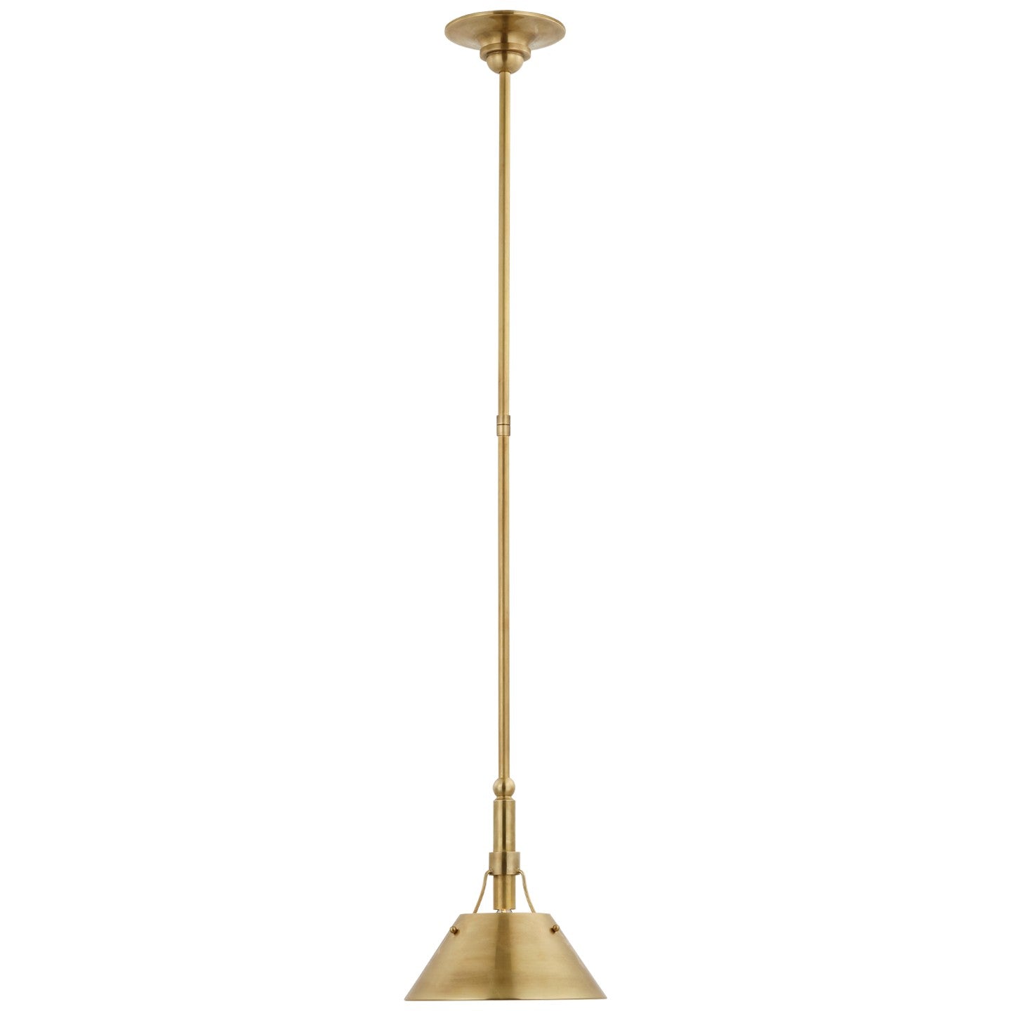 Visual Comfort Signature - TOB 5722HAB-HAB - LED Pendant - Turlington - Hand-Rubbed Antique Brass