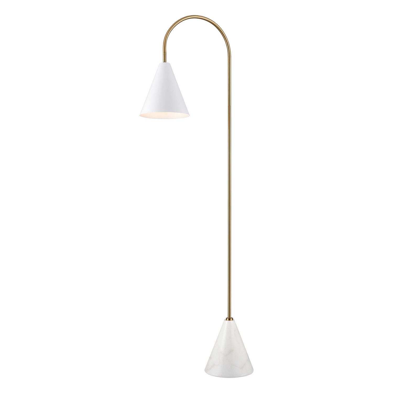 ELK Home - H0019-11063 - One Light Floor Lamp - Tully - Matte White