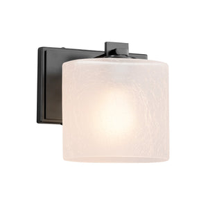 Justice Designs - FSN-8447-30-FRCR-MBLK-LED1-700 - LED Wall Sconce - Fusion - Matte Black