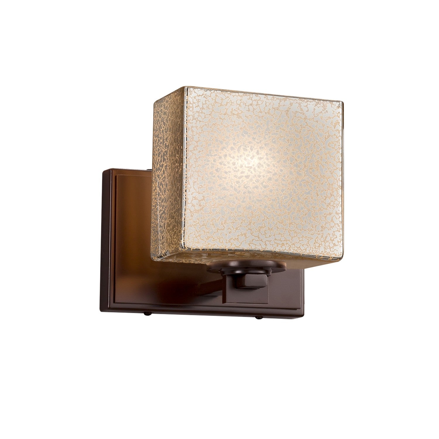 Justice Designs - FSN-8447-55-MROR-DBRZ - One Light Wall Sconce - Fusion - Dark Bronze