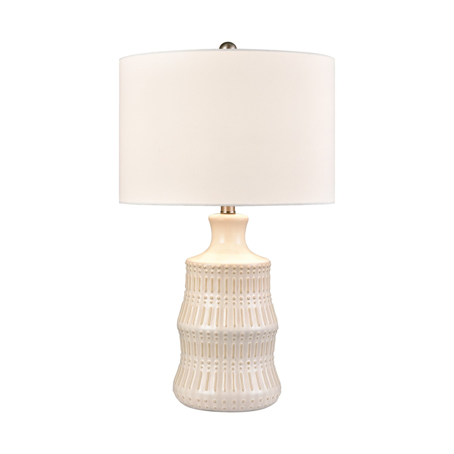 ELK Home - S0019-11075 - One Light Table Lamp - Dorin - White Glazed