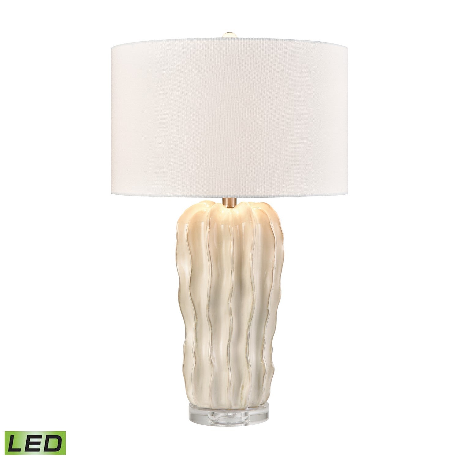 ELK Home - S0019-11140-LED - LED Table Lamp - Genesee - White Glazed