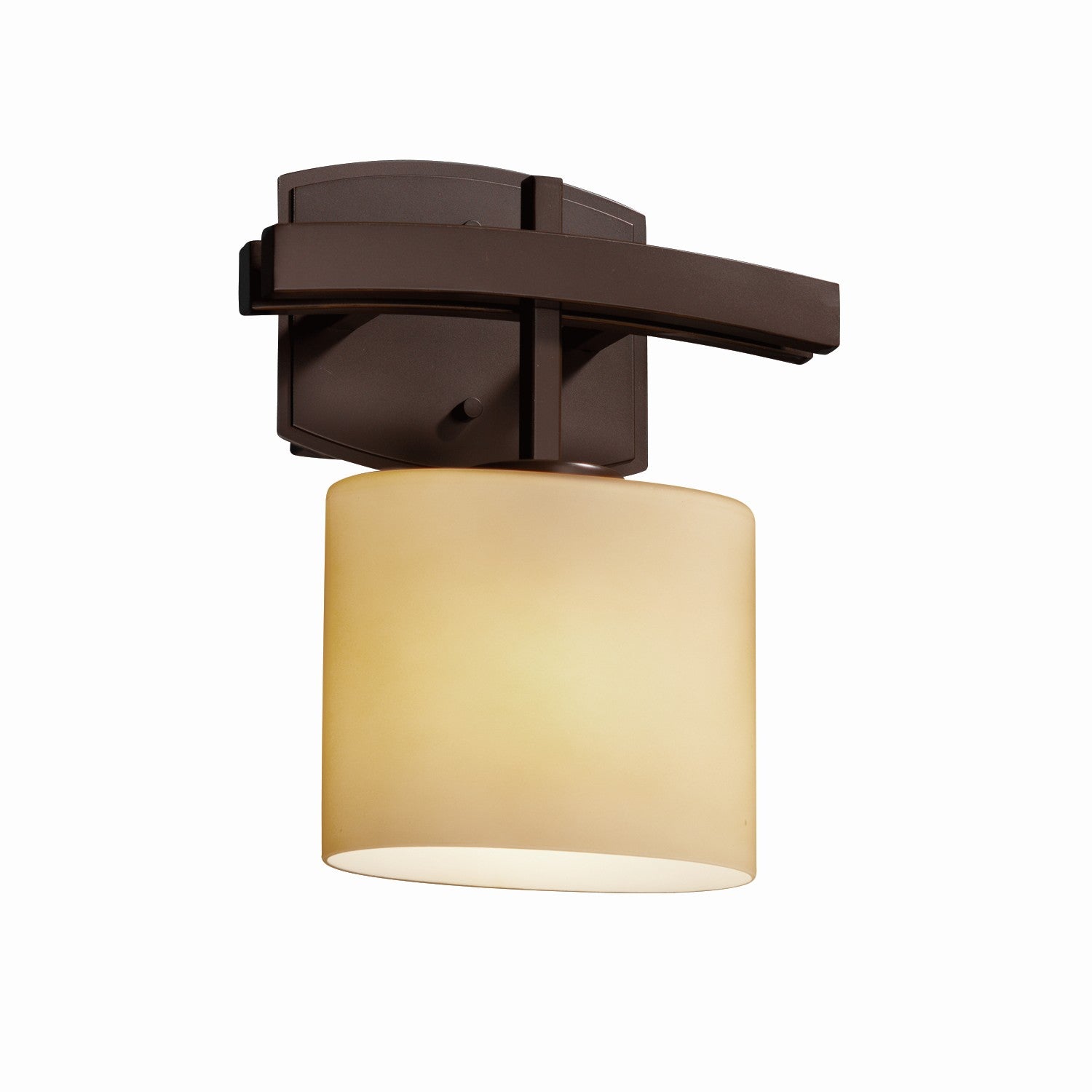 Justice Designs - FSN-8597-30-ALMD-DBRZ-LED1-700 - LED Wall Sconce - Fusion - Dark Bronze