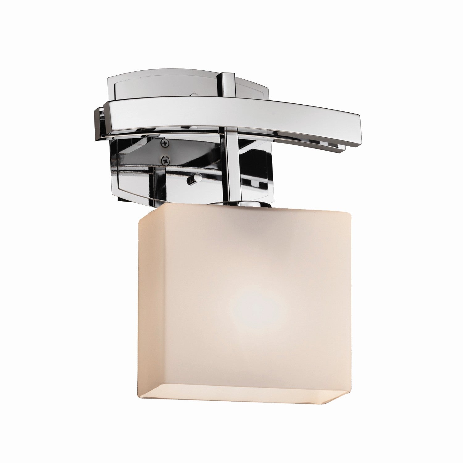 Justice Designs - FSN-8597-55-OPAL-CROM-LED1-700 - LED Wall Sconce - Fusion - Polished Chrome